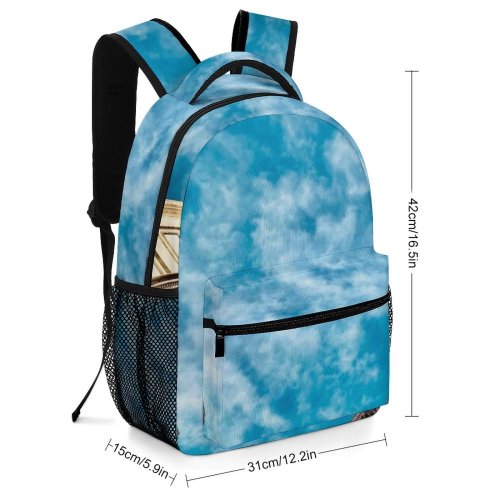 yanfind Children's Backpack Building Architecture Sky  Bell Metropolitan City Florence Italy Clock Outdoors Cathedral Preschool Nursery Travel Bag