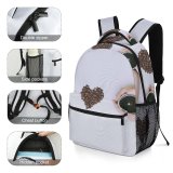 yanfind Children's Backpack Beautiful  Cup Hands Mug Love Still Warm Studio Beans Heart Coffee Preschool Nursery Travel Bag