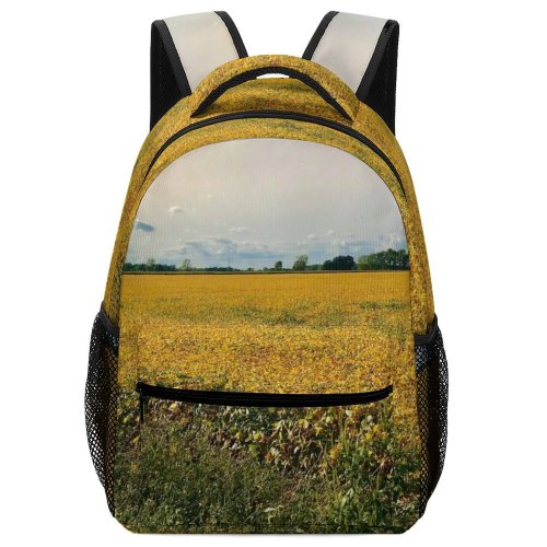 yanfind Children's Backpack Michigan Farm Free Rural Pictures Field Grassland Countryside Outdoors Images Meadow Preschool Nursery Travel Bag