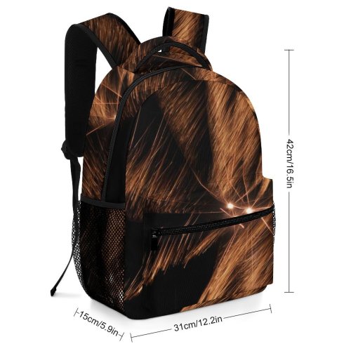yanfind Children's Backpack Fireworks Bang Year Darkness Light Night Midnight Fte Event Sky Diwali Preschool Nursery Travel Bag