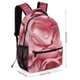 yanfind Children's Backpack Floral Dew Pastel Romance Romantic Waterdrops Light Flora Petals Rose Preschool Nursery Travel Bag