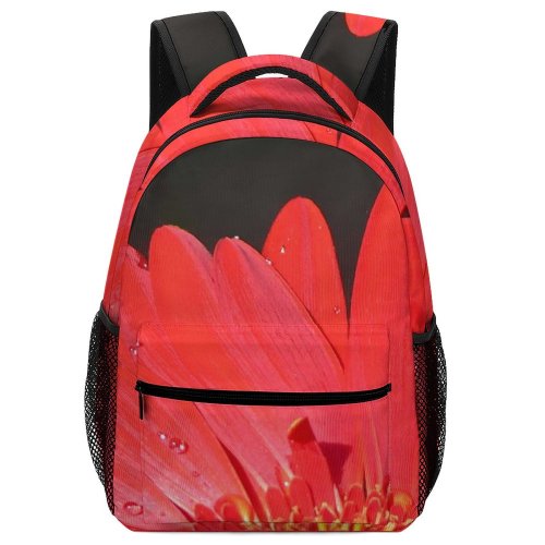 yanfind Children's Backpack Drops Flower Gerbera Ozalj Croatia Barberton Daisy Petal Plant Flowering Family Preschool Nursery Travel Bag