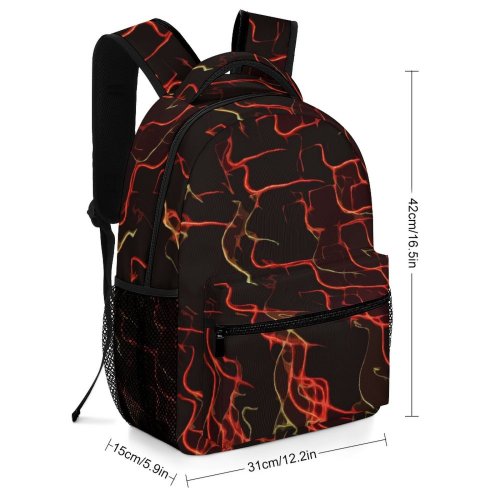 yanfind Children's Backpack Firework Light Lights Sky Rocket Abstract Night Shower Shoot Vivid Preschool Nursery Travel Bag