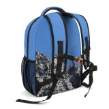 yanfind Children's Backpack Cliff Outdoors Sports  Range Peak Rock Birds Grey Preschool Nursery Travel Bag