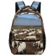 yanfind Children's Backpack Field Grassland Outdoors Countryside Farm Rural Grazing Meadow Pasture Ranch Cattle Cow Preschool Nursery Travel Bag