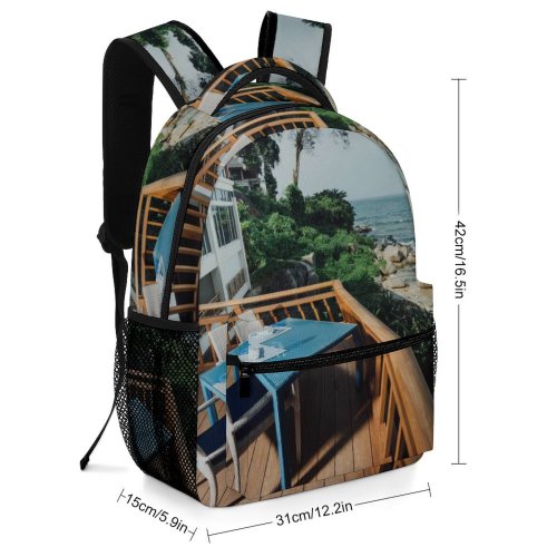 yanfind Children's Backpack Building Housing Furniture Table Pictures Islands Banyan Tree Lagoi Porch Regency Preschool Nursery Travel Bag
