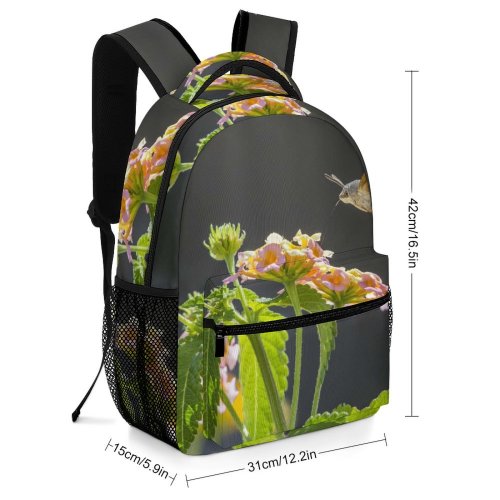 yanfind Children's Backpack Birds Butterfly Insect Invertebrate Kerkyra Corfu Greece Plant Pollen  Flower Public Preschool Nursery Travel Bag