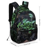 yanfind Children's Backpack Flora Sprout Focus Herb Soil Plant Ground Leaves Growth Preschool Nursery Travel Bag