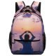 yanfind Children's Backpack Boats Backlit Girl Clouds Hands Sunset Landscape Evening  Beach Preschool Nursery Travel Bag