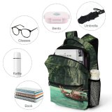 yanfind Children's Backpack Forest Scenery Landscape Daylight Mountains Tropical Boat River Transportation Outdoors Scenic Fishing Preschool Nursery Travel Bag