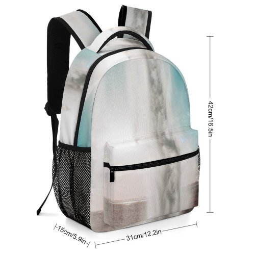 yanfind Children's Backpack Eruption Iceland Pictures Outdoors Grey Volcano Geyser  Images Wallpapers Preschool Nursery Travel Bag