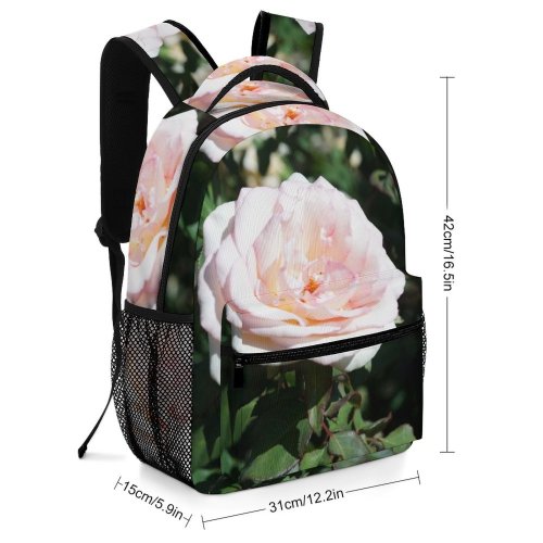 yanfind Children's Backpack  Flower Plant Rose Vegetation Bush Petal Geranium Public Domain Preschool Nursery Travel Bag