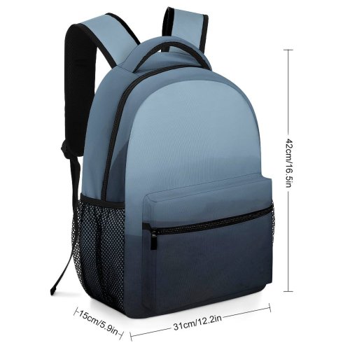 yanfind Children's Backpack Grey Fog Outdoors Mist Landscape Rocks Creative Commons Preschool Nursery Travel Bag