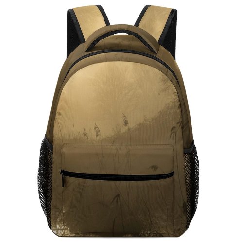 yanfind Children's Backpack Fog Outdoors Mist Throop Mill Bournemouth U Art HQ Landscape Natural Tree Preschool Nursery Travel Bag