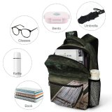 yanfind Children's Backpack Forest Wood Landscape Daylight Raft Travel Rainforest Tropical River Transportation Rafting Preschool Nursery Travel Bag