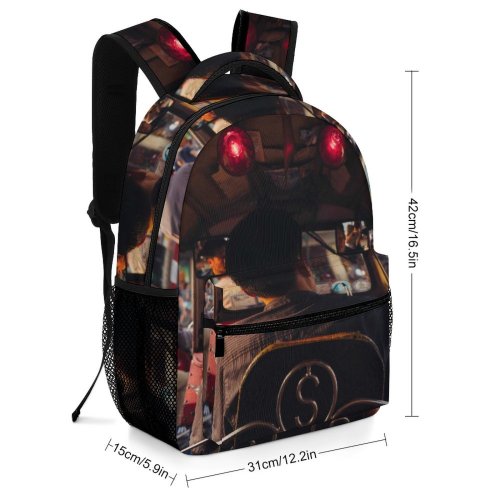yanfind Children's Backpack Drive Street City Dark Lights Downtown Daylight Traffic Transport Traveling Driving Transportation Preschool Nursery Travel Bag