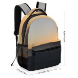 yanfind Children's Backpack Minimalist Dawn Lighting Sky Mist Beach Hermanus Domain Sunset Fog Dusk Preschool Nursery Travel Bag
