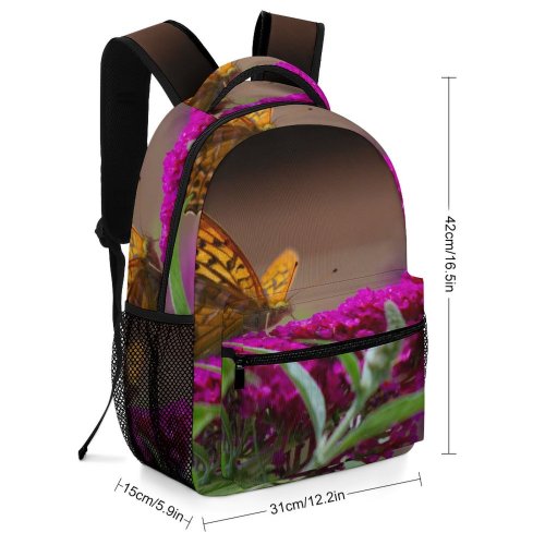 yanfind Children's Backpack Bee Honey Insect Invertebrate Butterfly Monarch  Flower Plant Photo Public Domain Preschool Nursery Travel Bag