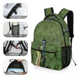 yanfind Children's Backpack Instect Insect Dragonflies Damseflies Net Winged Insects Damselfly Invertebrate Grass Family Preschool Nursery Travel Bag