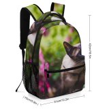 yanfind Children's Backpack Young Pet Outdoors Tabby Whiskers Smelling Cute Little Cat  Nose Downy Preschool Nursery Travel Bag