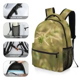 yanfind Children's Backpack Grass Plant Tree Vegetation Lawn Insect Invertebrate Conifer Jar Potted Pottery Vase Preschool Nursery Travel Bag