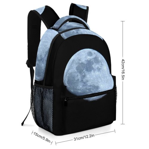 yanfind Children's Backpack Dark Space Astronomy Crater Round Solar Ball Night System Shaped Preschool Nursery Travel Bag