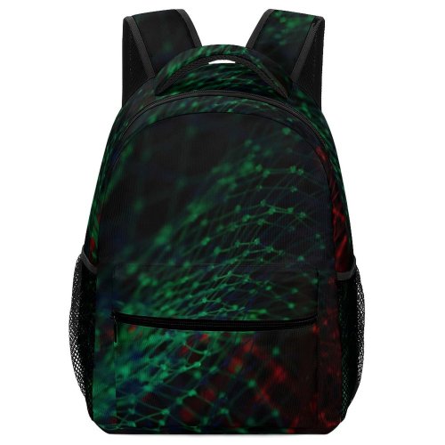 yanfind Children's Backpack Data Fireworks Net Abstract Night Light Machine Science Lines Website Texture Preschool Nursery Travel Bag