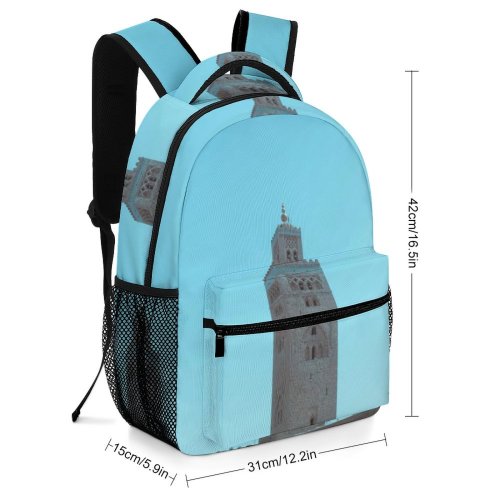 yanfind Children's Backpack Building Architecture Monument  Steeple Spire  Lighthouse Dome Column Pillar Obelisk Preschool Nursery Travel Bag