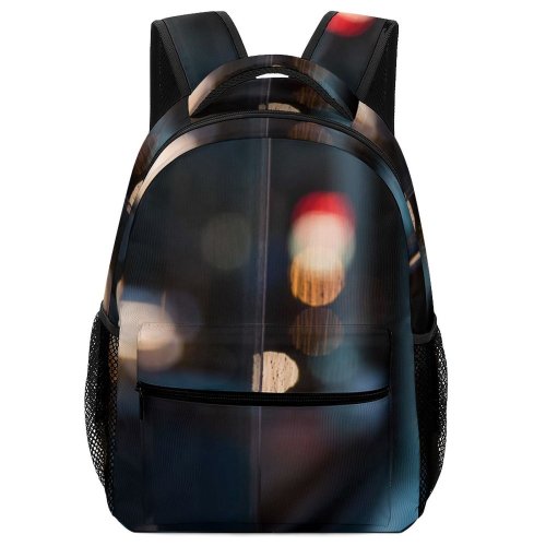 yanfind Children's Backpack  Bokeh Focus Glass Illuminated Items Lights Preschool Nursery Travel Bag