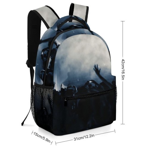 yanfind Children's Backpack Backlit Entertainment  Performance Nightclub Hands Evening Crowd Audience Drinks Musician Show Preschool Nursery Travel Bag