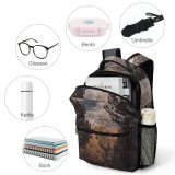 yanfind Children's Backpack Abies Road Pine Plant Spruce Pictures Outdoors Unsaturated Tree Fir Preschool Nursery Travel Bag