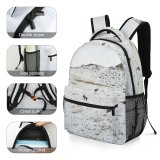 yanfind Children's Backpack  Frozen Rock Terrain Deer Aerial Land Meadow Frost Wild Winter Outdoors Preschool Nursery Travel Bag