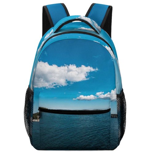 yanfind Children's Backpack Land Outdoors Ocean Sea Shoreline Coast Orn Haninge Sverige Sky Azure Time Preschool Nursery Travel Bag