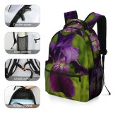 yanfind Children's Backpack  Public Purple Wallpapers Domain Images Plant Flower Preschool Nursery Travel Bag