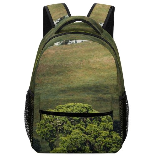yanfind Children's Backpack Field Grassland Outdoors Countryside Hill Slope Plant Tree Mound Public Domain Preschool Nursery Travel Bag