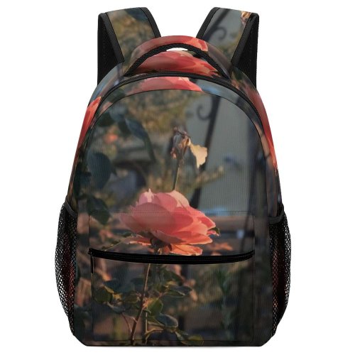 yanfind Children's Backpack  Flower Plant Rose Matsuyama Geranium Public Domain Preschool Nursery Travel Bag