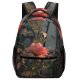 yanfind Children's Backpack  Flower Plant Rose Matsuyama Geranium Public Domain Preschool Nursery Travel Bag