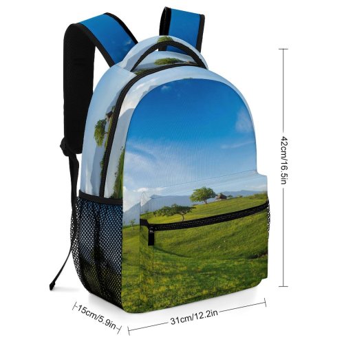 yanfind Children's Backpack Field Grassland Outdoors Countryside Farm Rural Loloan Lombok Regency West Nusa Tenggara Preschool Nursery Travel Bag
