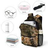 yanfind Children's Backpack Leopard Big Africa Zambia Cat Carnivore Safari Jungle Wild  Wildlife Preschool Nursery Travel Bag