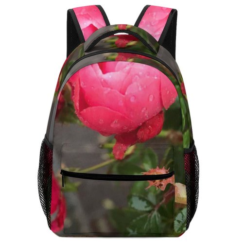 yanfind Children's Backpack  Flower Plant Rose F Saint Cirq Lapopie France Petal Geranium France Creative Commons Preschool Nursery Travel Bag