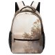 yanfind Children's Backpack Fog Mist Lake Morning Outdoors Tree  Sunrise Reflection Misty Early Dawn Preschool Nursery Travel Bag