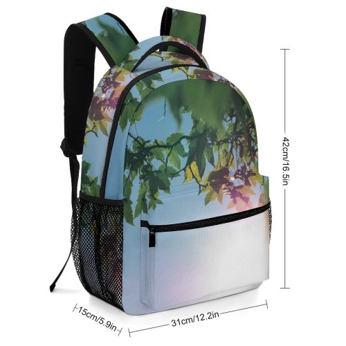 yanfind Children's Backpack Frogner Park Oslo Norway Sunlight Sunshine Sky Leaves Tree  Flora Flower Preschool Nursery Travel Bag