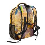 yanfind Children's Backpack Old Building Plant Domain Cracked Snowing Pictures Tree Abstract Vibrant Preschool Nursery Travel Bag