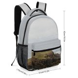 yanfind Children's Backpack Flora Coast Bush Promontory Tree Princeville States Domain Plant Ocean Public Preschool Nursery Travel Bag