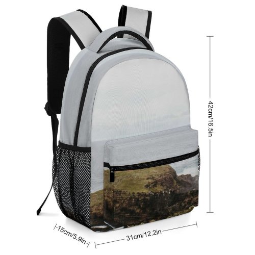 yanfind Children's Backpack Flora Coast Bush Promontory Tree Princeville States Domain Plant Ocean Public Preschool Nursery Travel Bag