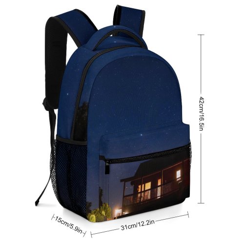 yanfind Children's Backpack Dark Home Astrophotography Dwelling Evening Space Nebula Galaxy Cosmos Stellar Celestial Nighttime Preschool Nursery Travel Bag