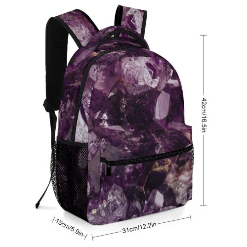 yanfind Children's Backpack Detail Form Beautiful Purple Design Decor Overhead Shiny Production Crystal Manufacture Top Preschool Nursery Travel Bag