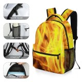 yanfind Children's Backpack Fire Flames Coals Flame Camping Mountains Heat Preschool Nursery Travel Bag