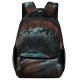 yanfind Children's Backpack  Focus Monkey Primate Orangutan  Fur Outdoor Outdoors Furry Eyes Preschool Nursery Travel Bag