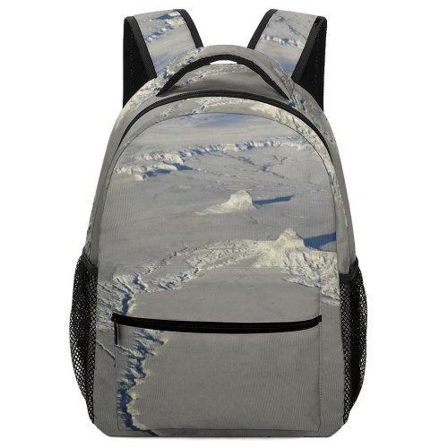 yanfind Children's Backpack Border Scenery Plains  Range  Wyoming Bleak Snow Domain Sand Preschool Nursery Travel Bag